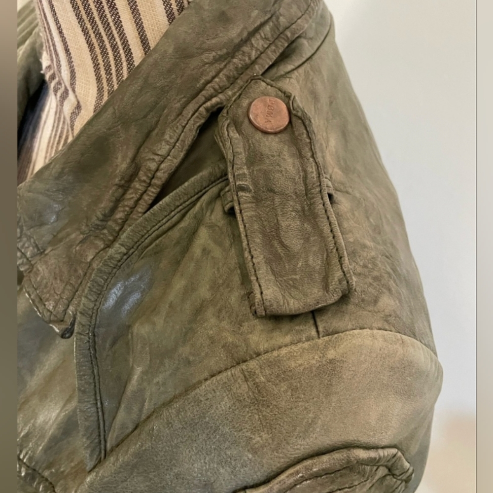 Doma x Free People Full Extension Leather Moto Jacket - Picture 16 of 16